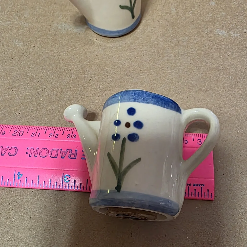 Vintage cream blue