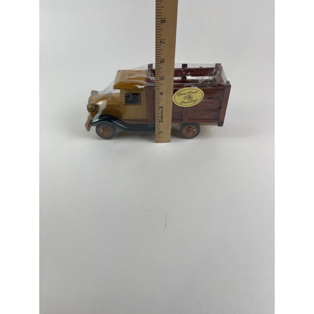 Vintage Scale 1930s 1940s Box Truck Wooden Open Top Display Piece Amerigift