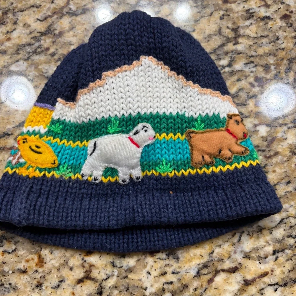 Handmade handcrafted navy