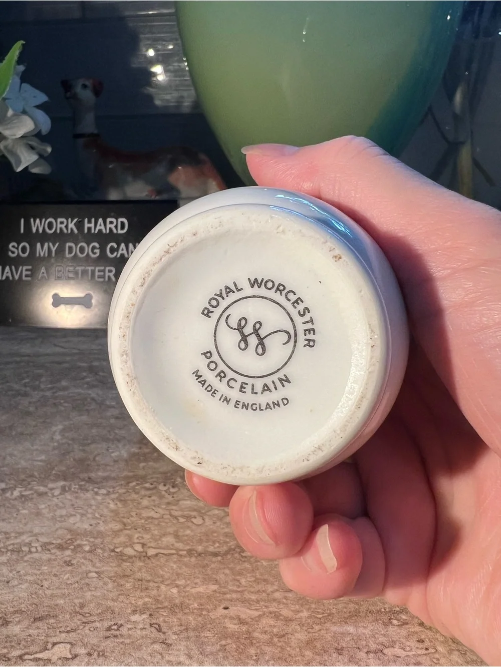 Royal Worcester vintage egg