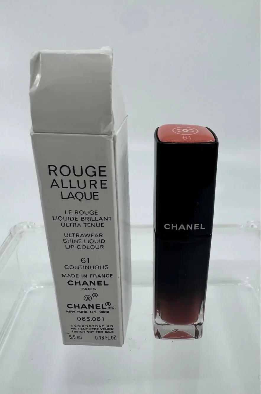 NIB Chanel Rouge Allure Laque - Ultrawear Shine Liquid Lipstick #61 Continuous