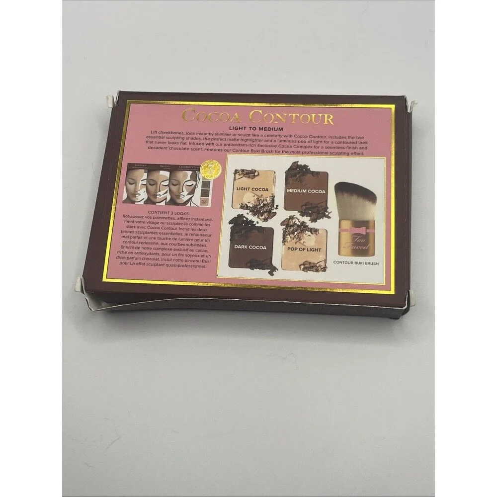 Too Faced LIGHT TO MEDIUM COCOA CONTOUR Face Contouring and Highlighting Kit