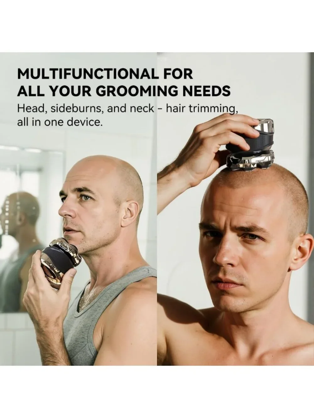 2026 Upgrade Men's Electric Rotary Shaver - 7D Floating, Waterproof, Fast