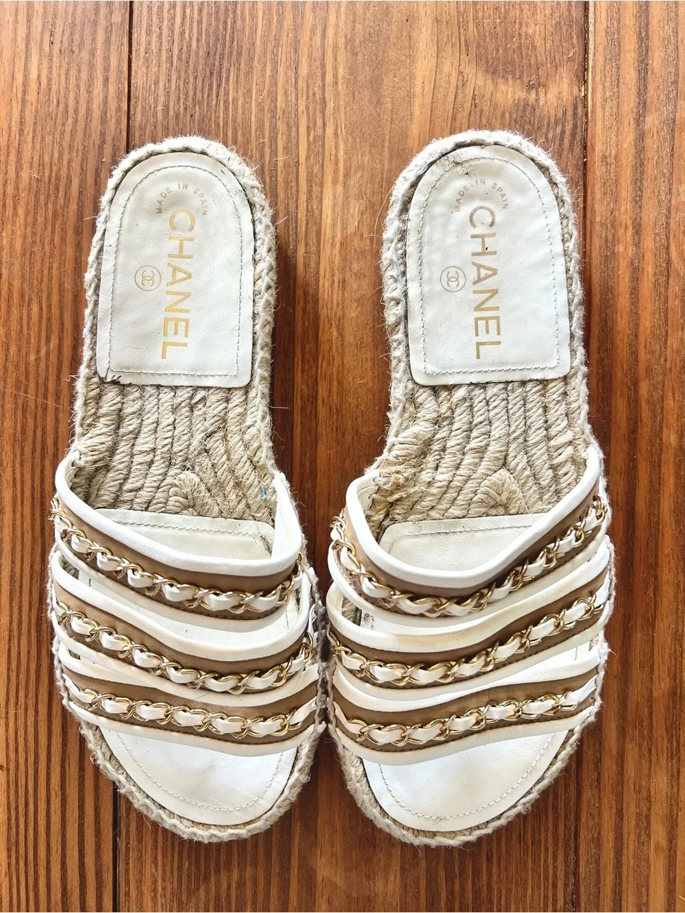 CHANEL authentic white
