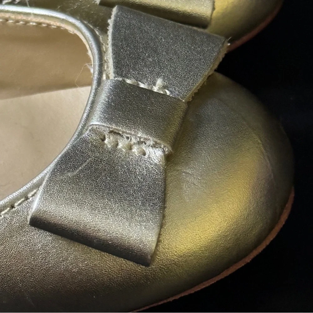 Janie and Jack metallic gold