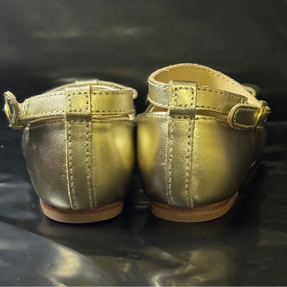 Janie and Jack metallic gold