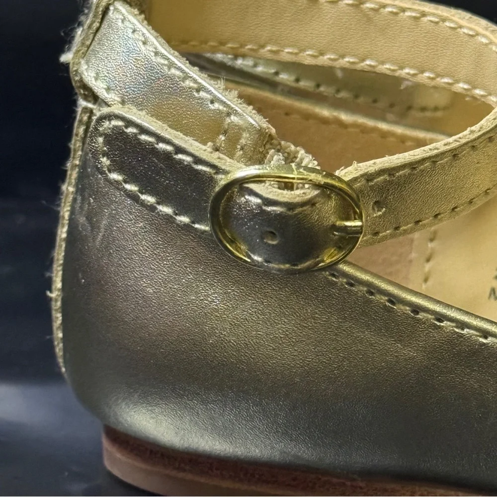 Janie and Jack metallic gold
