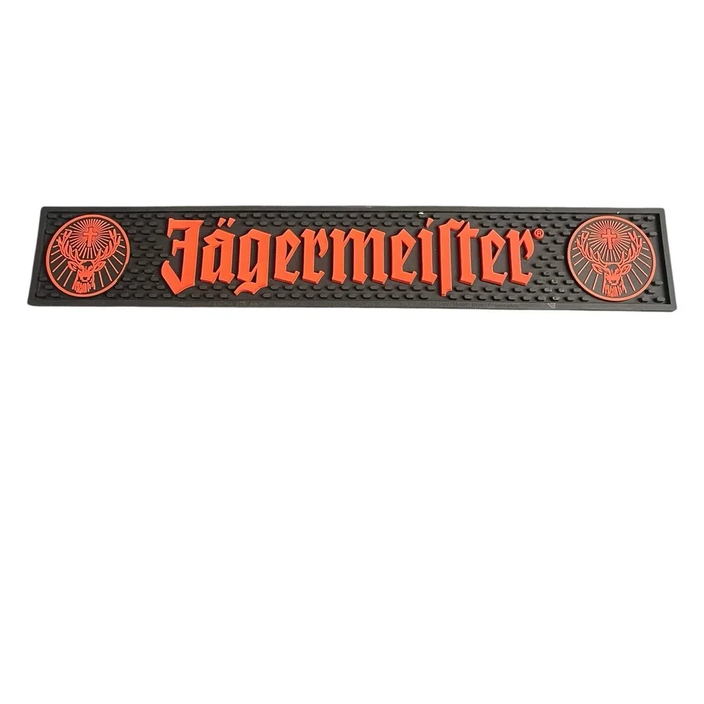Jagermeister Rubber Bar Rail Runner Spill Mat Heavy Duty  20.5