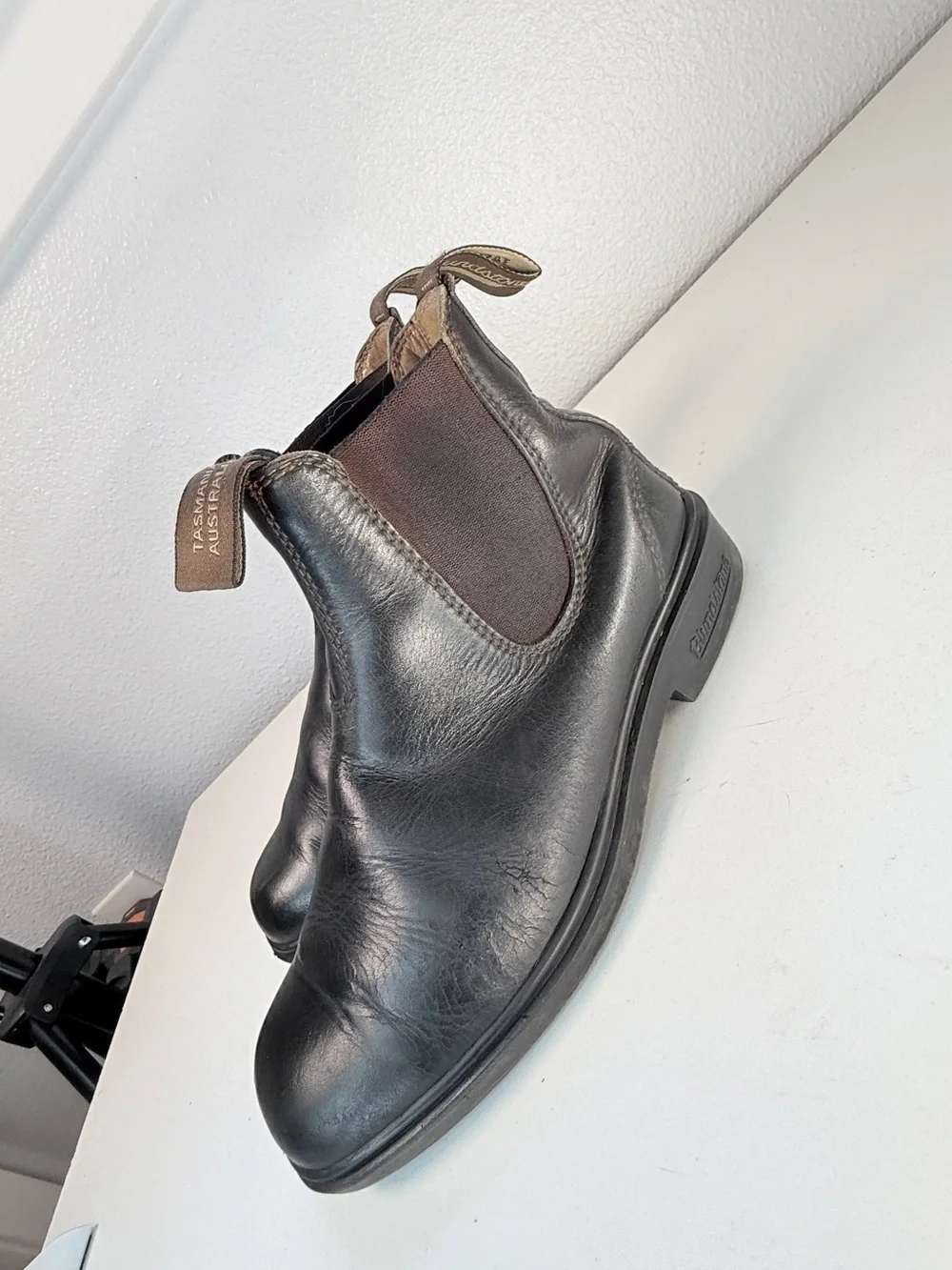 Blundstone black leather