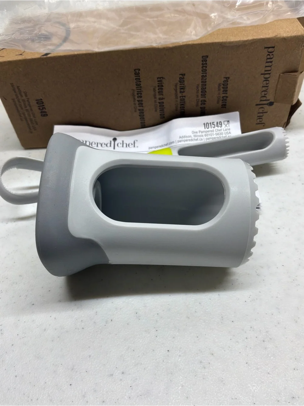 Pampered Chef tool prep