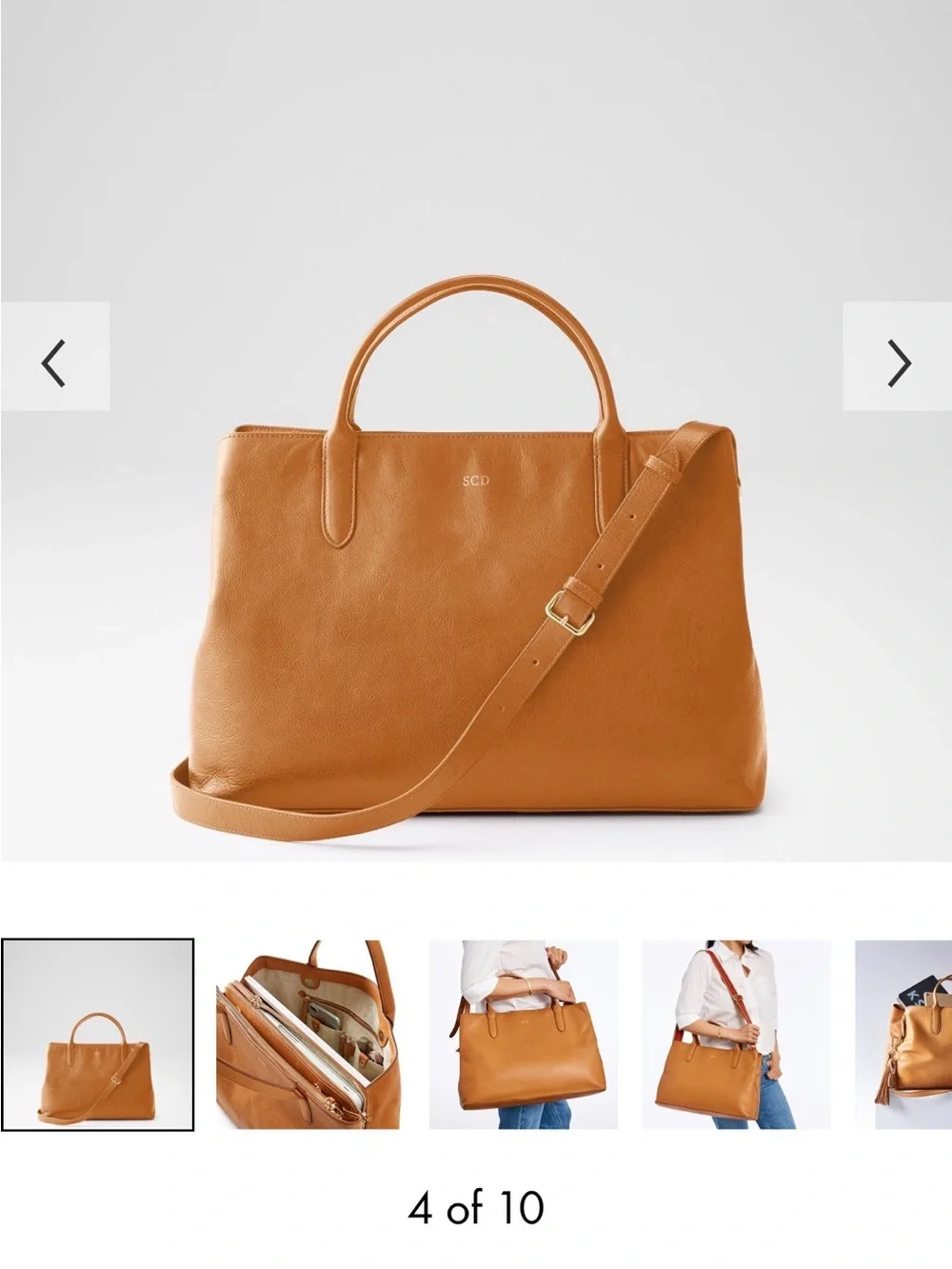 Mark & Graham structured leather