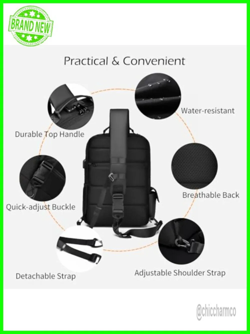 N/A reinforced zippered phone