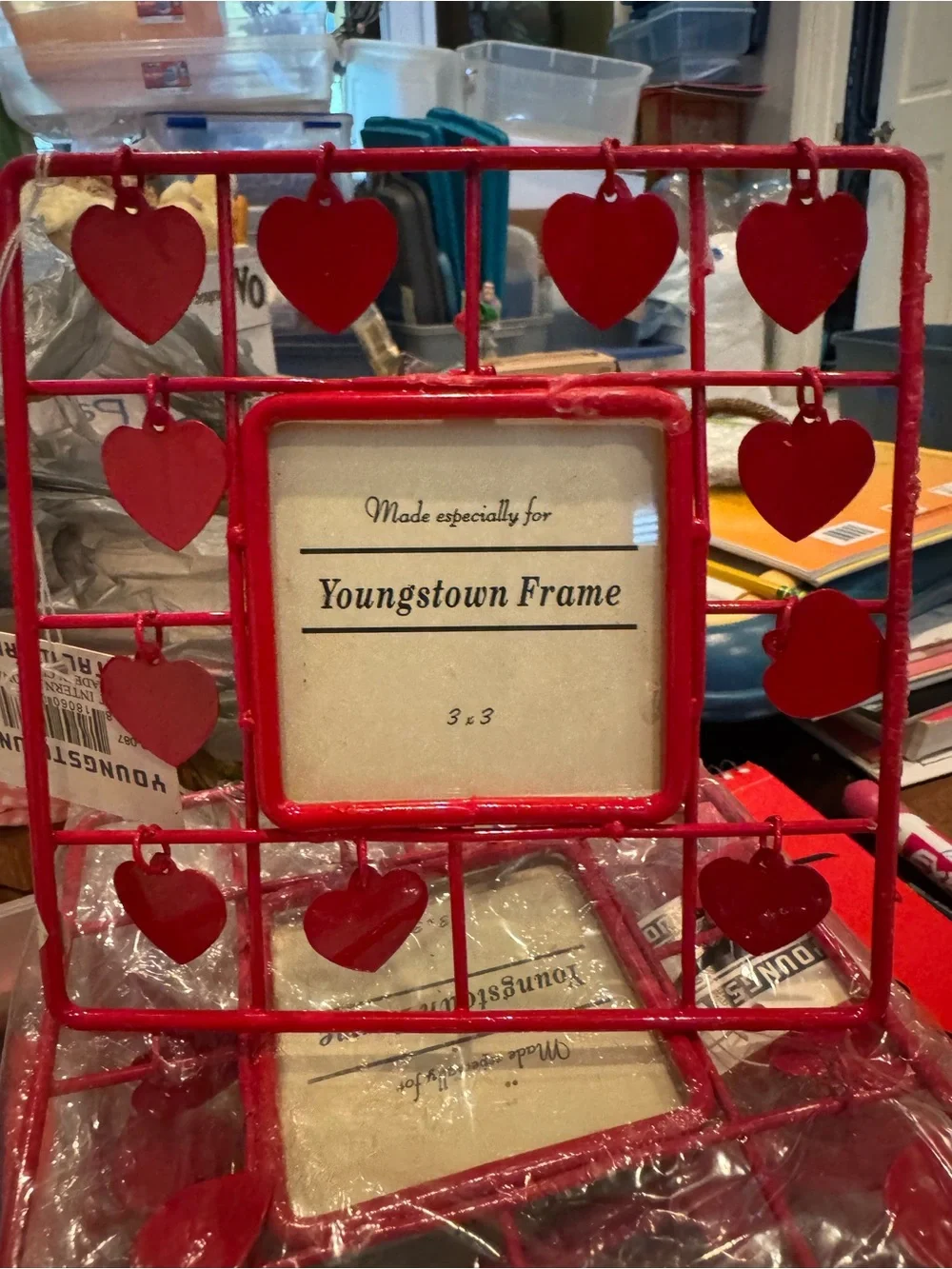 Red Heart Photo Holder -5 frames