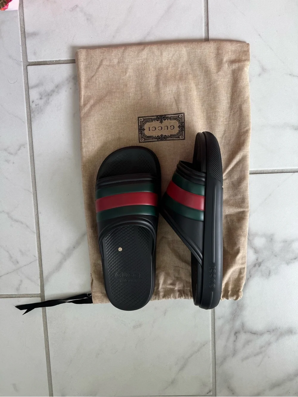Gucci designer slide