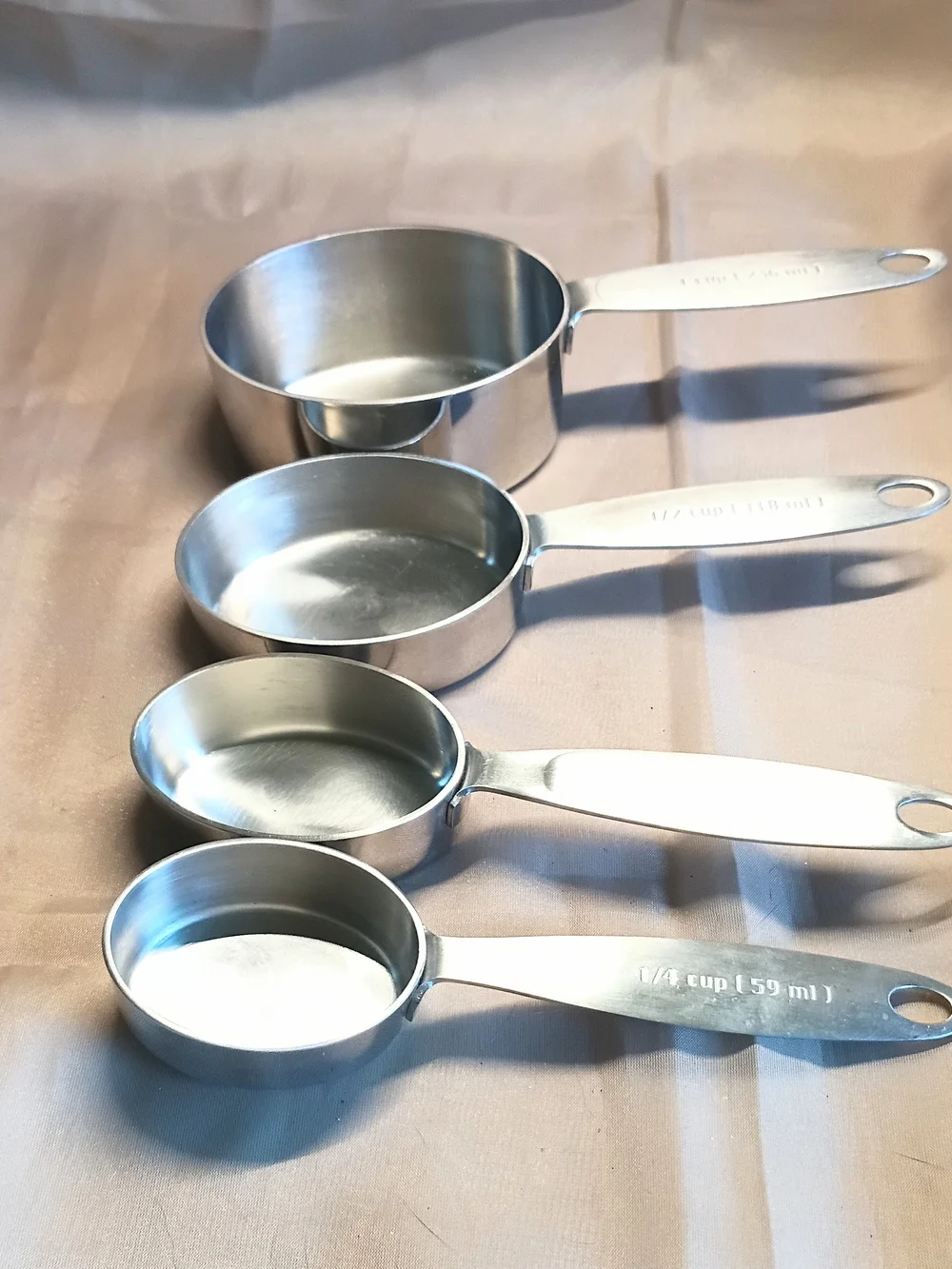 Cuisipro Stainless Steel Measuring Cup Set