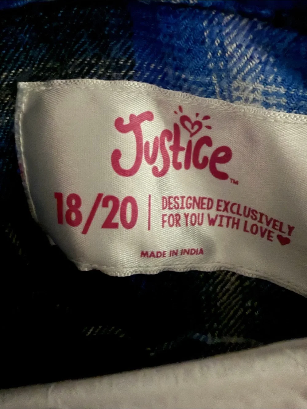 Justice down classic colorway
