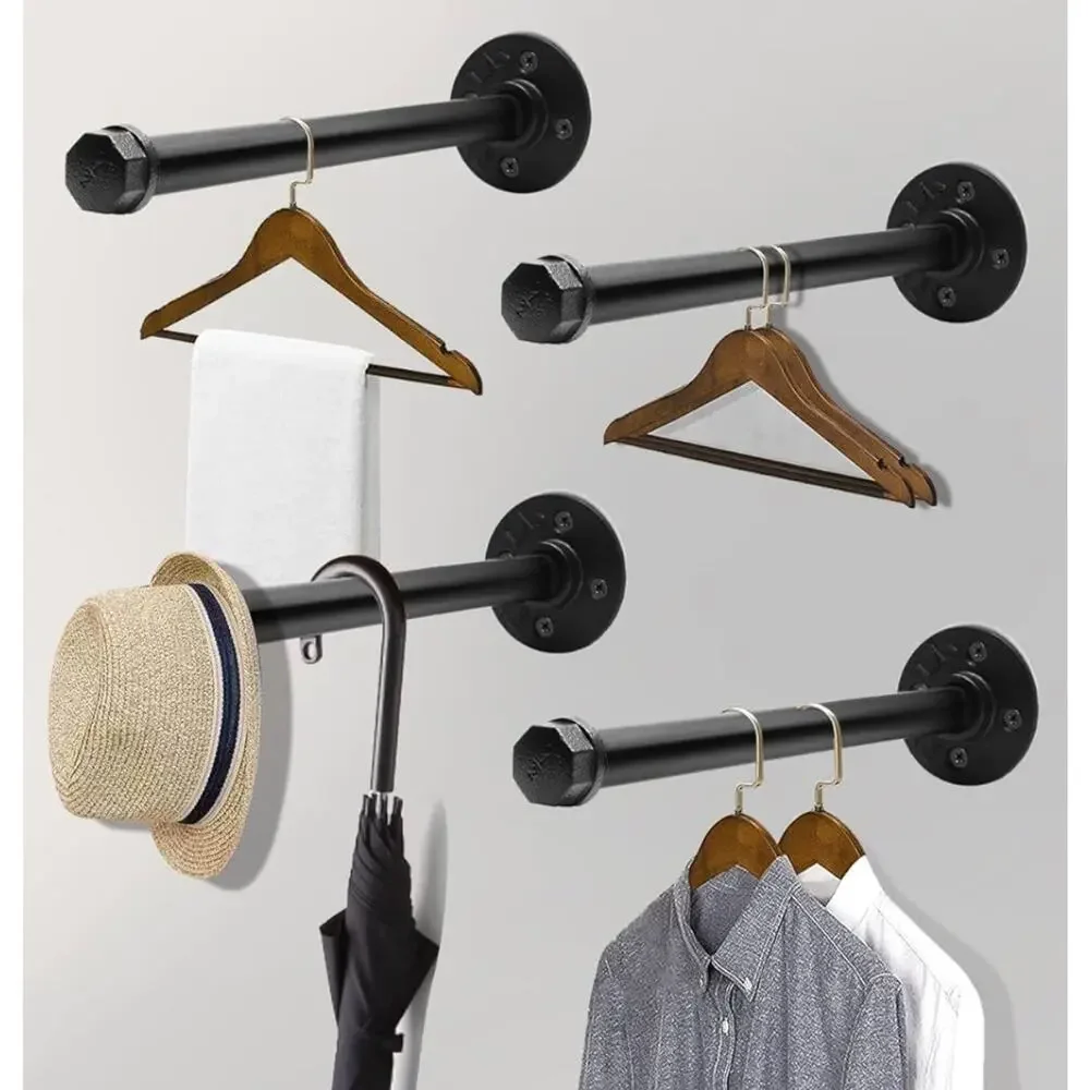 Industrial Pipe Clothing Rack good see