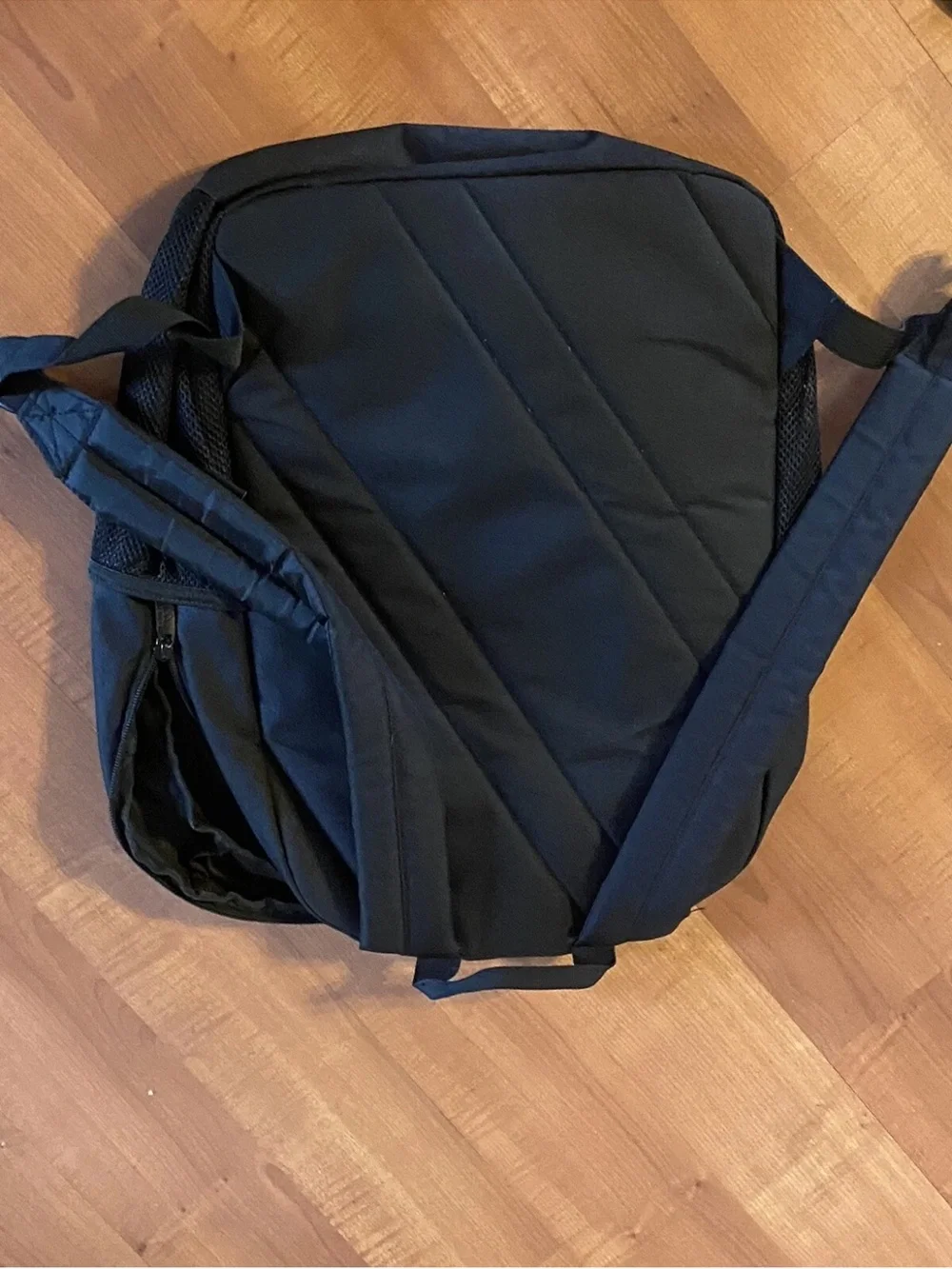 adidas black back