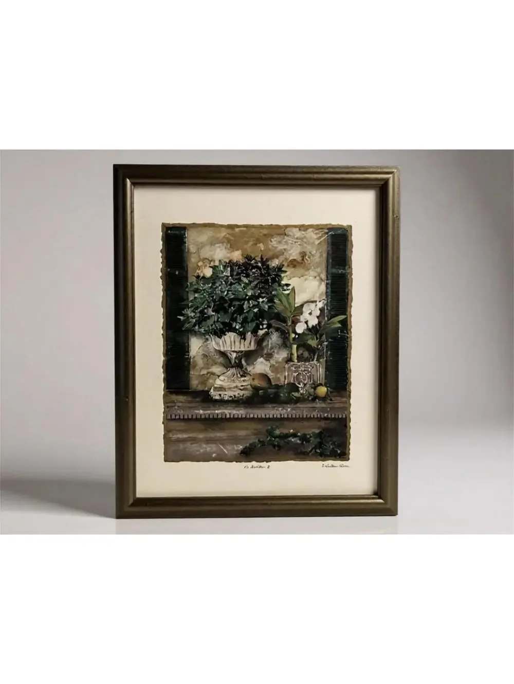 Pair of Framed Still Life Art Prints by C. Winterle Olson