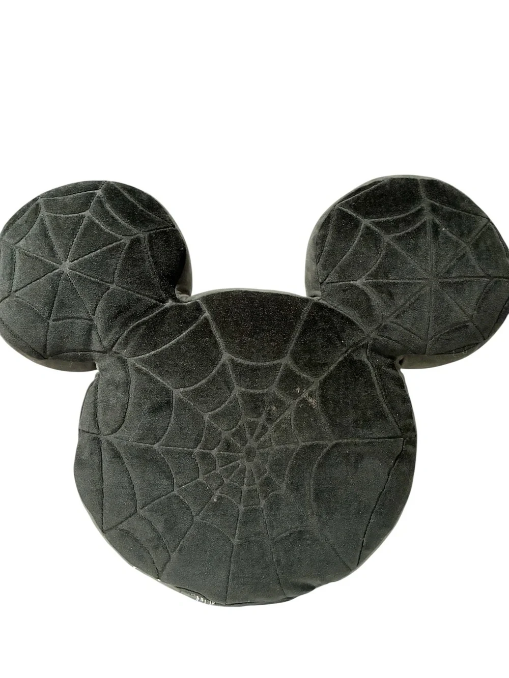 Disney Parks Mickey Mouse Spider Web Halloween Throw Pillow Decor