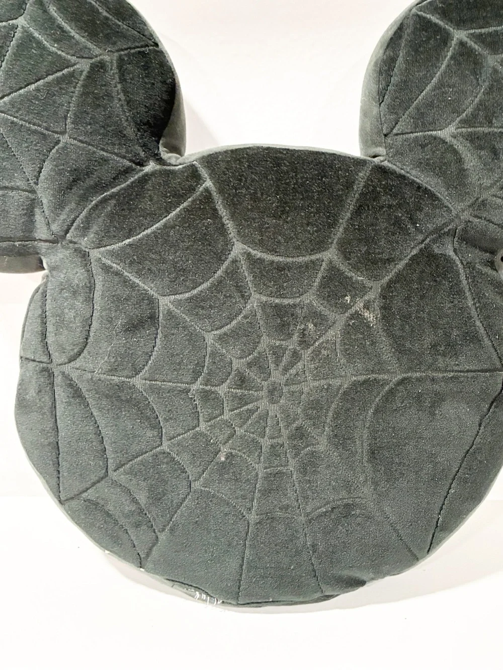 Disney Parks Mickey Mouse Spider Web Halloween Throw Pillow Decor