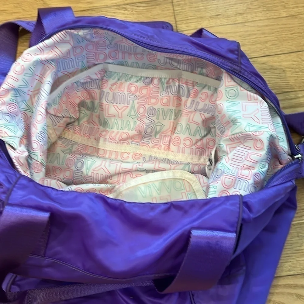 Ivivva by Lululemon Shake It Up Tote Bag limited edition Disney purple