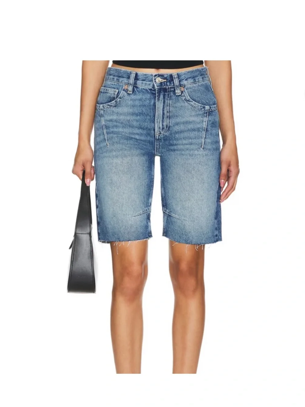 Free People We The Free Ghost Town High Rise Long Shorts NWT Size 25