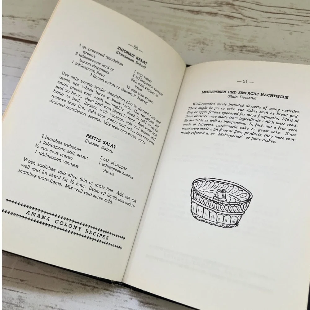 Homestead‎ Welfare Club Amana Colony Recipes Cookbook Vintage 1948 Hardcover