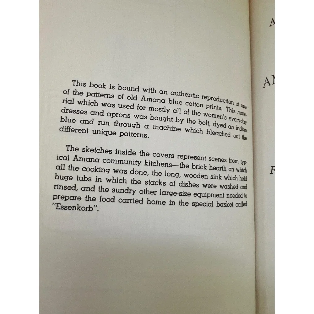Homestead‎ Welfare Club Amana Colony Recipes Cookbook Vintage 1948 Hardcover