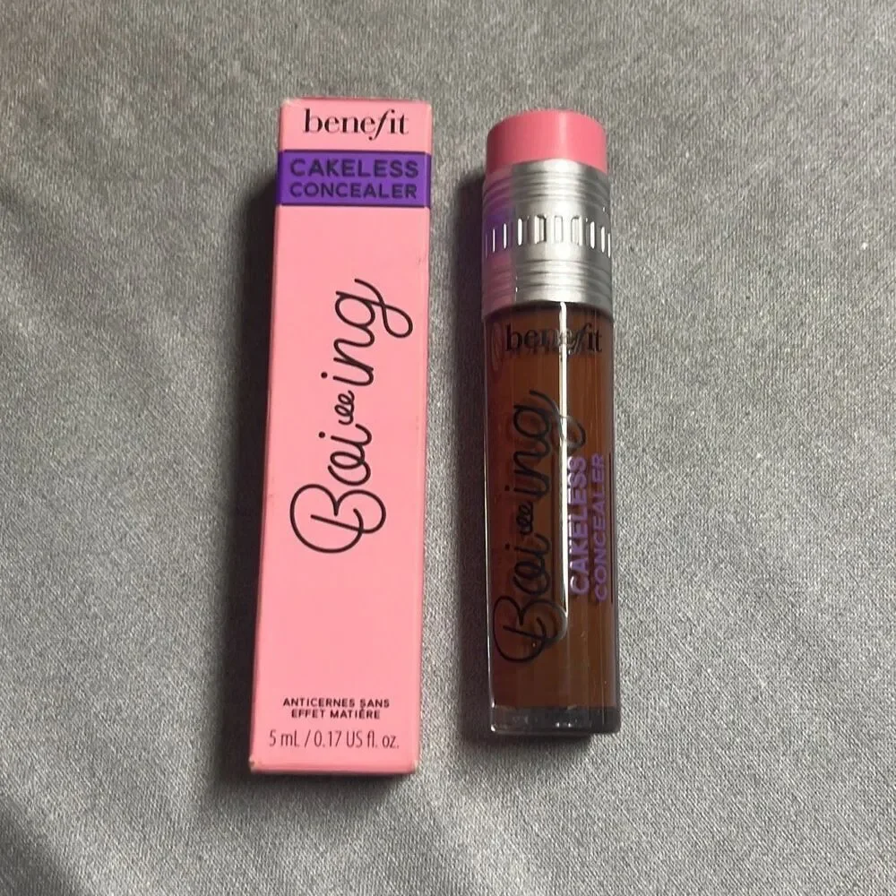 Benefit Boi-ing Cakeless Waterproof Concealer #17 Your Way Deepest-Dark Warm NEW