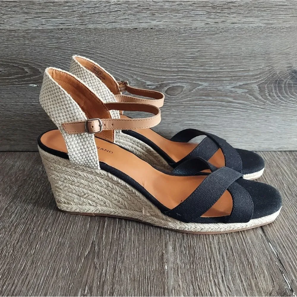 NWOT Lucky Brand Espadrilles with Wedge Heel and Crisscross Straps 11