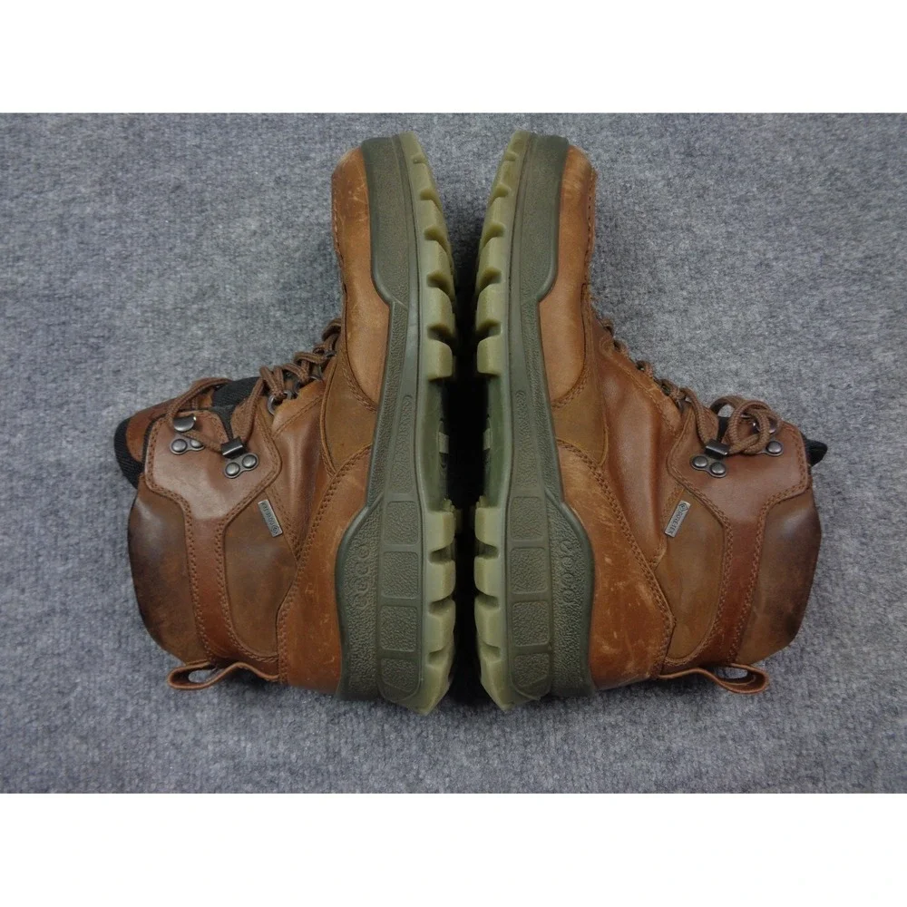 ECCO Track 25 Gore Tex‎ Mid Hiking Boots Waterproof Leather Men's 43 US 9
