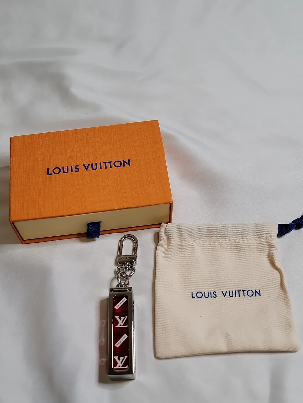 Louis Vuitton x Supreme Dice Key Chain