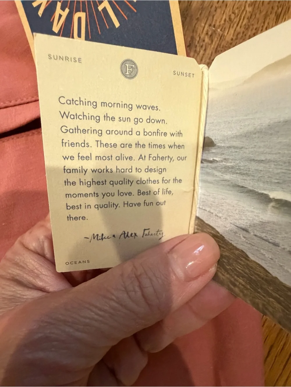 Faherty crafted from
