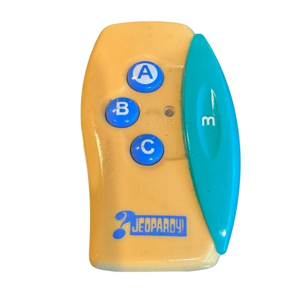 Vintage‎ 2003 Hasbro Jeopardy Electronic Handheld Game Remote Buzzer Player 3