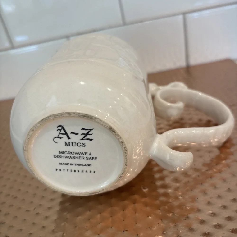 Pottery Barn kitchen letter handle