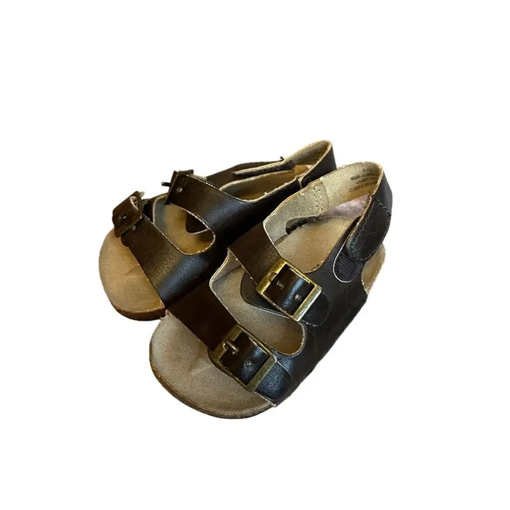 5 for $25🔥Old‎ Navy Brown Wedge Sandals Baby 6-12 Months