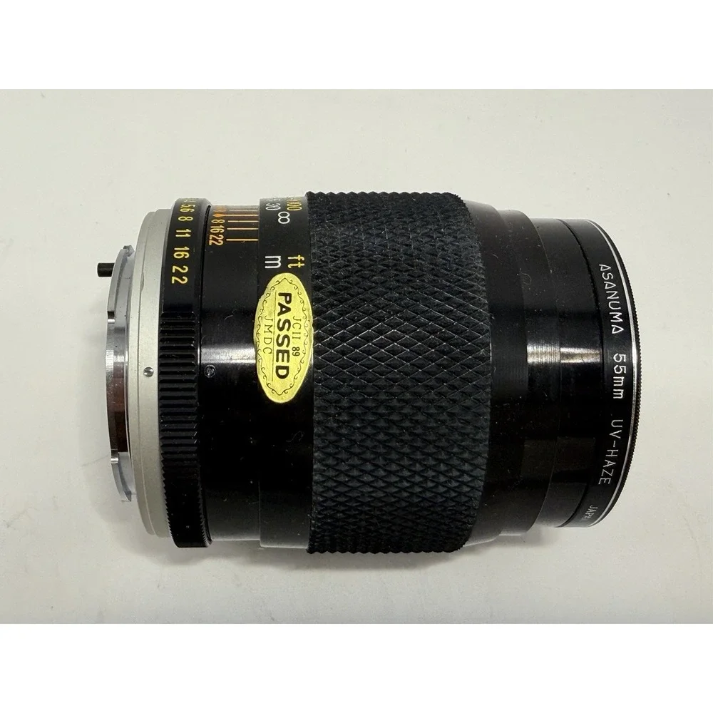 YUS Asanuma 135mm f/2.8 Telephoto Lens Japan w/ Asanuma‎ 55mm UV Haze Filter
