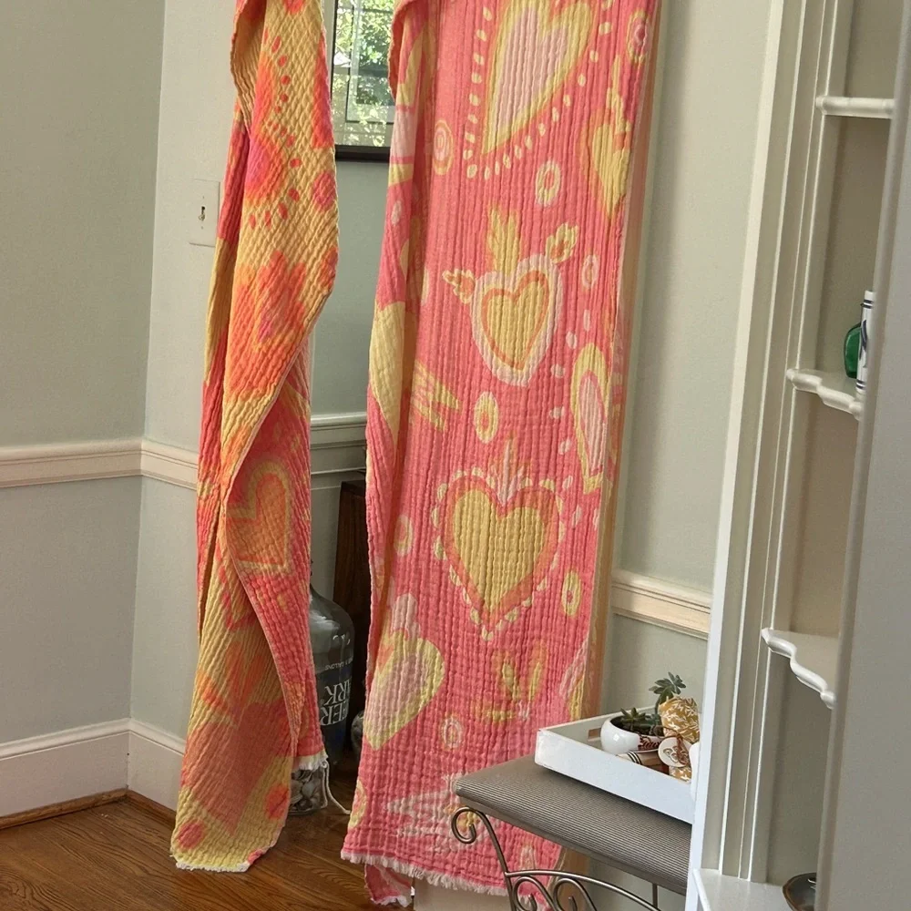 Anthropologie vibrant curtains