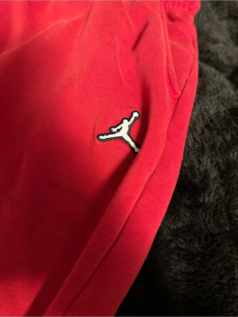 Jordan red fleece