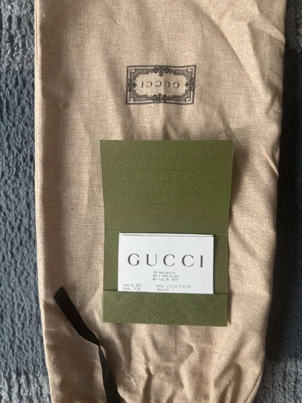 Gucci never worn