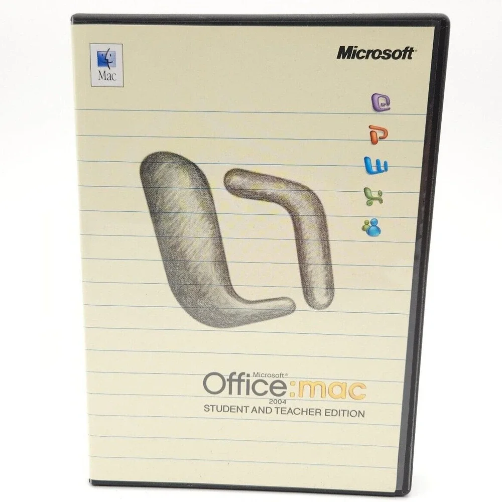 Microsoft Office Mac Student And Teacher‎ Edition 2004 Word Powerpoint Excel