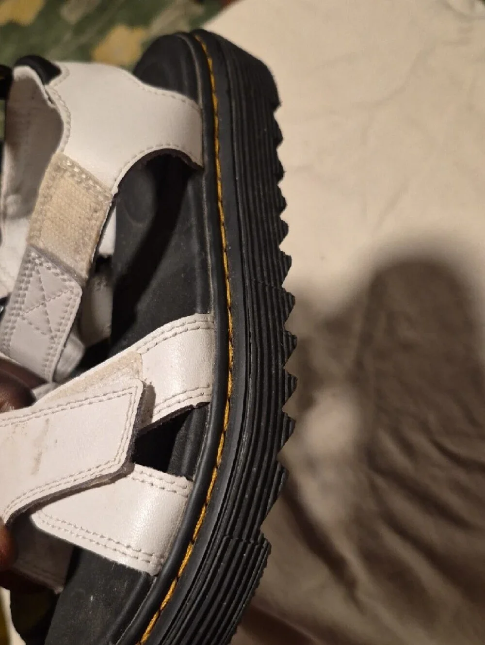 Dr. Martens white leather