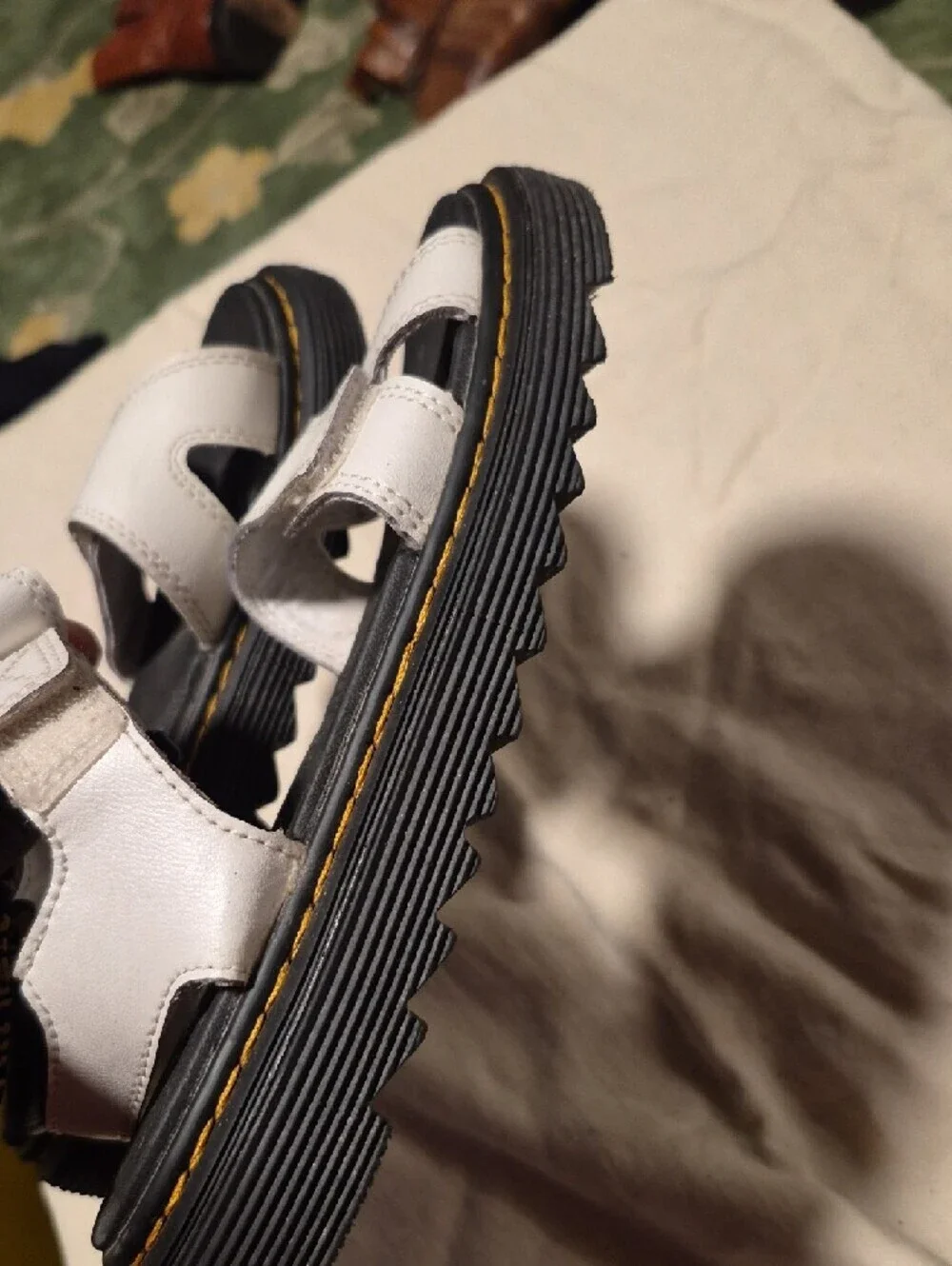 Dr. Martens white leather
