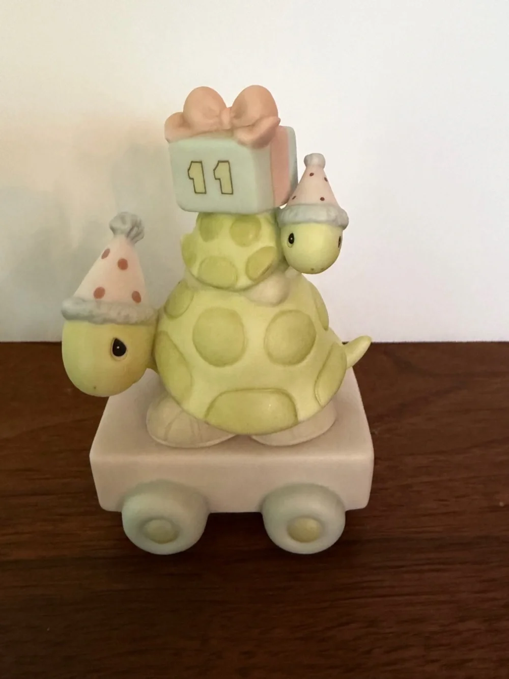Precious Moments 11th Birthday Train Turtle 1998 Figurine 488003. Take Your Time