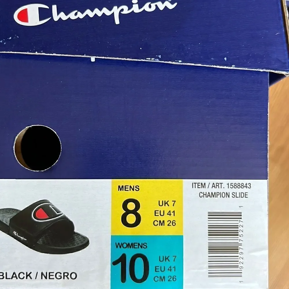 Champion slide sandals
