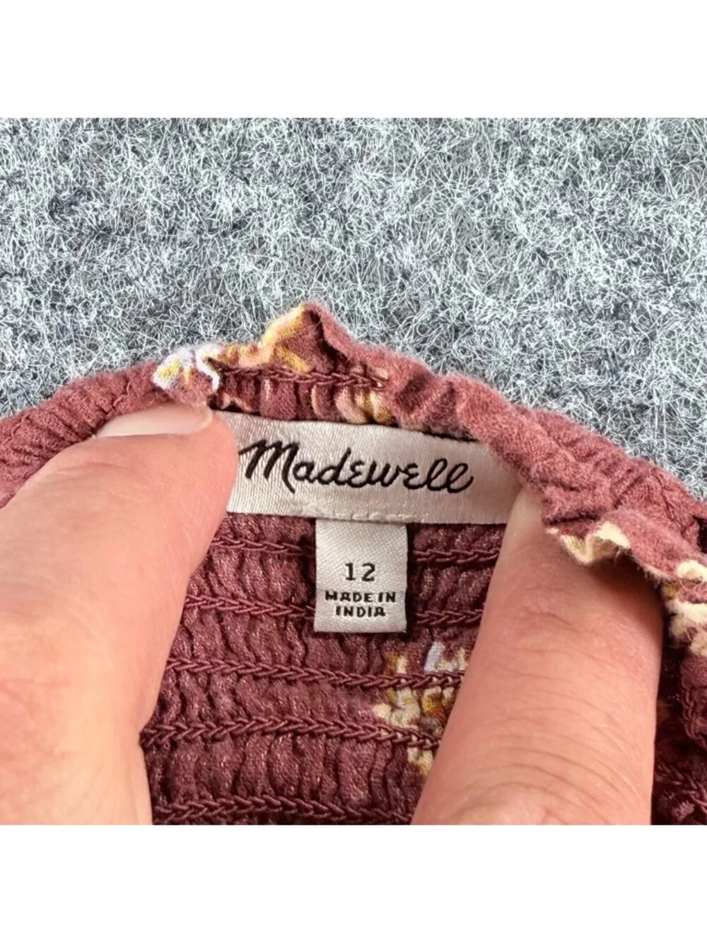Madewell lucie peplum