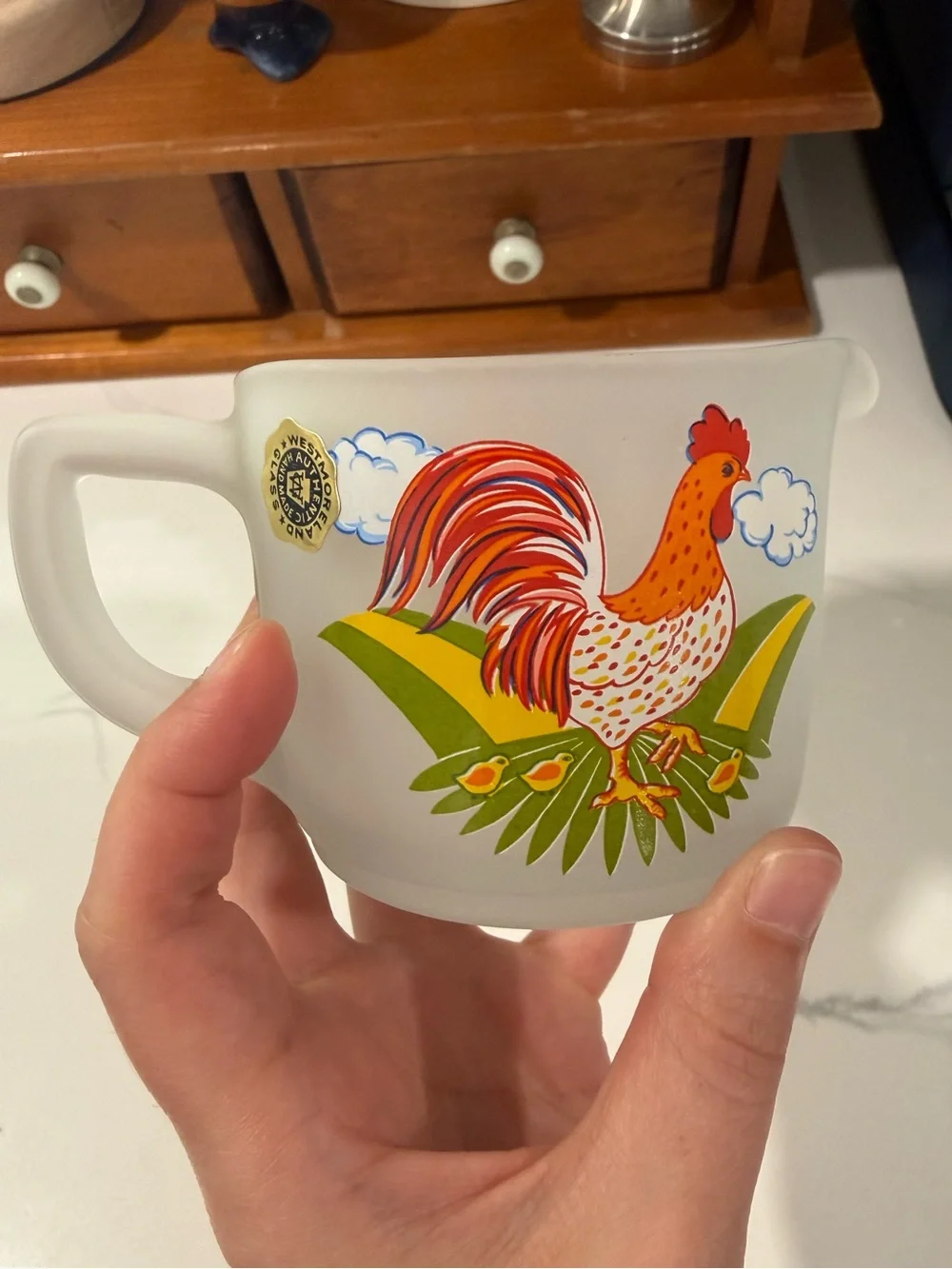 Westmoreland creamer hold frosted