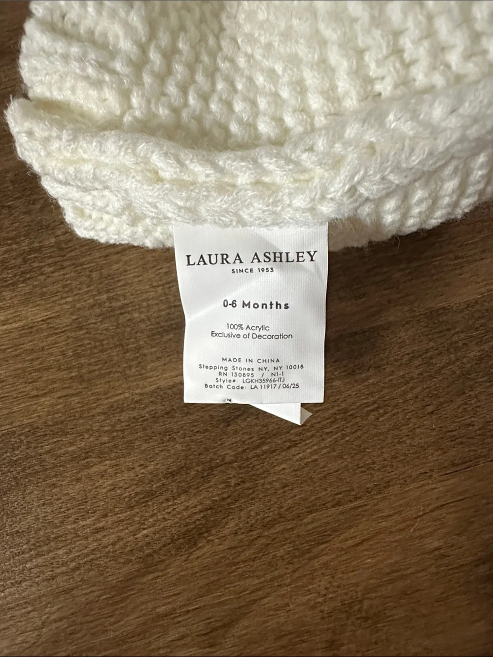 Laura Ashley comfortable hat delicate