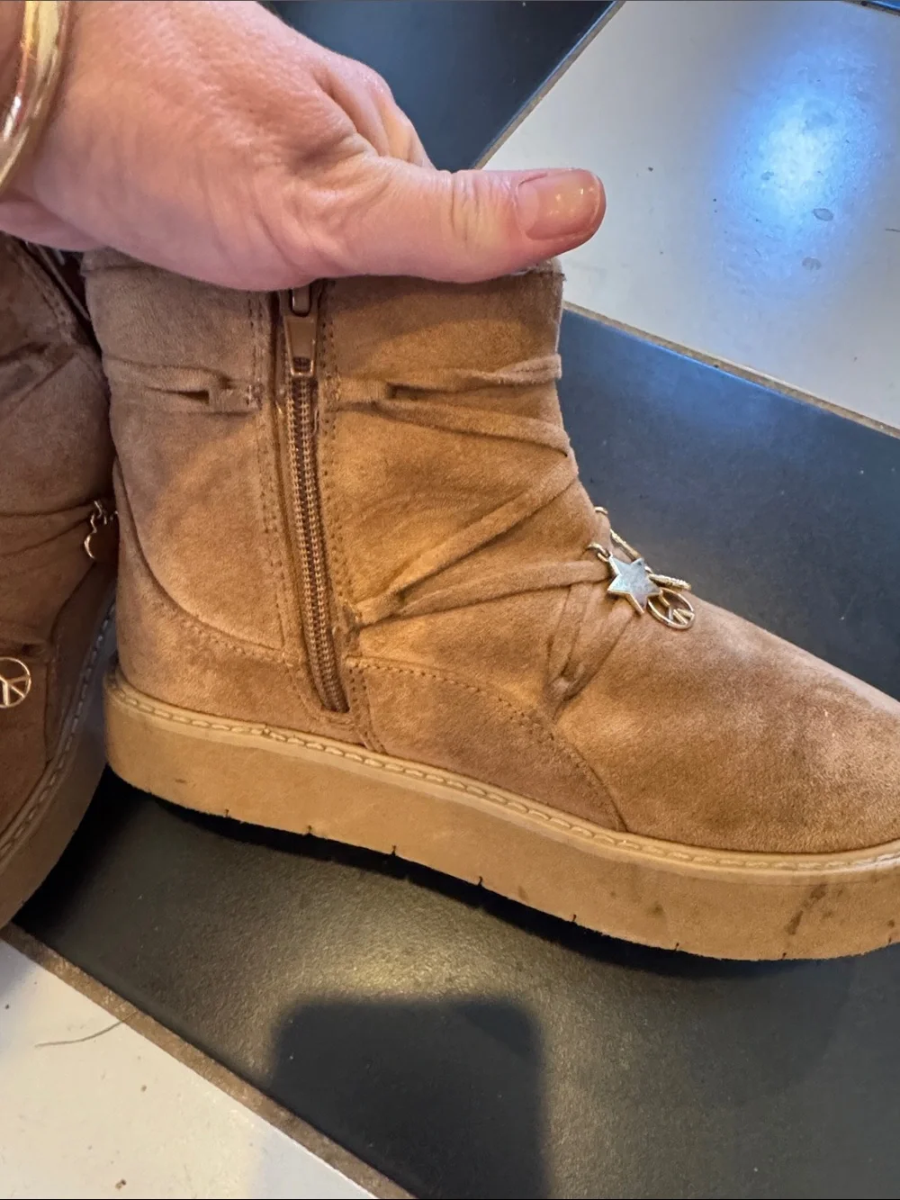 Steve Madden cozy tan